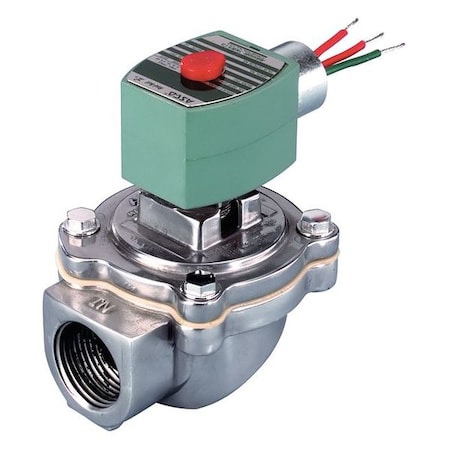 120V AC Aluminum Dust Collector Solenoid Valve, Normally Closed, 1 In Pipe Size