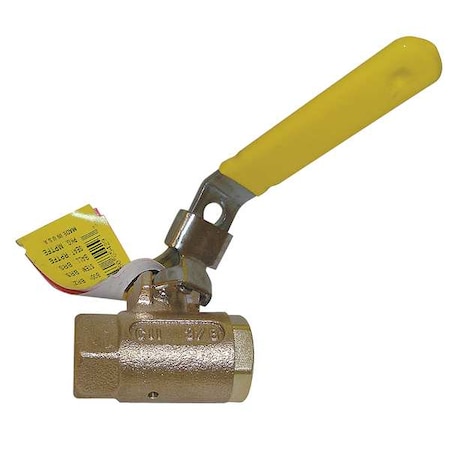 1-1/2 FNPT Bronze Ball Valve Inline