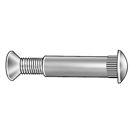 Arch Barrel, 5/16-18, 3 In Brl Lg, 1/2 In Brl Dia, 18-8 Stainless Steel Plain