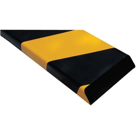 Corner Guard, Black/Yellow, 13/16W X 36H