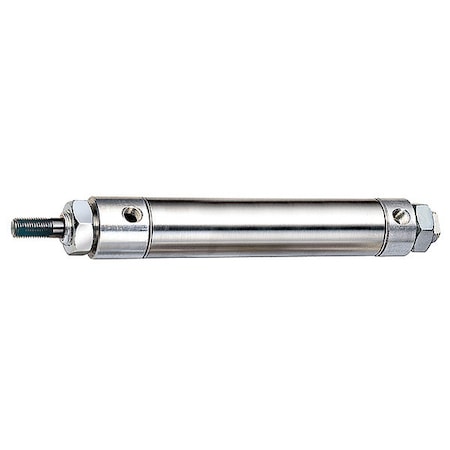Air Cylinder, 3/4 In Bore, 2 In Stroke, Round Body Double Acting