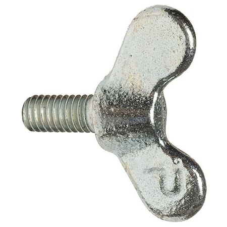 Thumb Screw, 1/2-13 Thread Size, Wing, Zinc Plated Iron, 1 In Head Ht, 3 In Lg, 25 PK