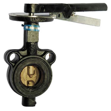 Butterfly Valve,Wafer,Pipe Size 2 1/2 In