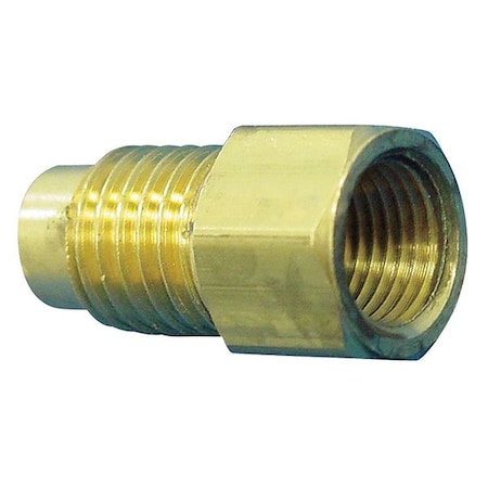 Metric Adapter,3/16 In,Brass,PK5