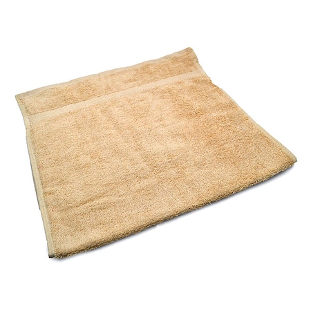 Bath Towel, 16x30 In, Beige,PK12