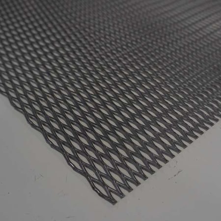 Expanded Sheet,Flat,Stl,4 X 4 Ft,1/4-#18