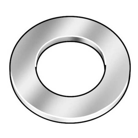 Flat Washer, Fits Bolt Size 1/2 In ,Steel Zinc Plated Finish, 1300 PK