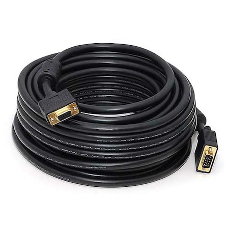 Computer Cord,SVGA (HD15) M To F,50ft