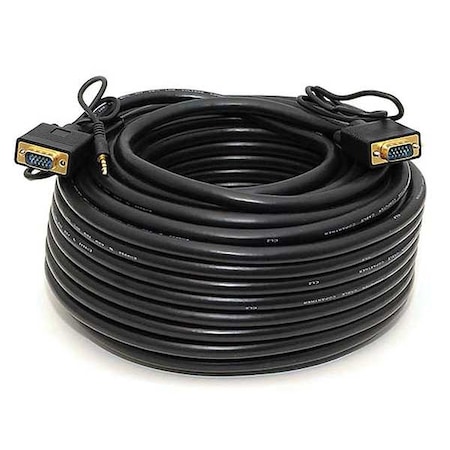 CPU Cord,SVGA/3.5mm Stereo M To M,100ft