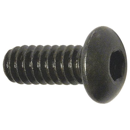 3/8-24 Socket Head Cap Screw, Black Oxide Steel, 1/2 In Length, 50 PK