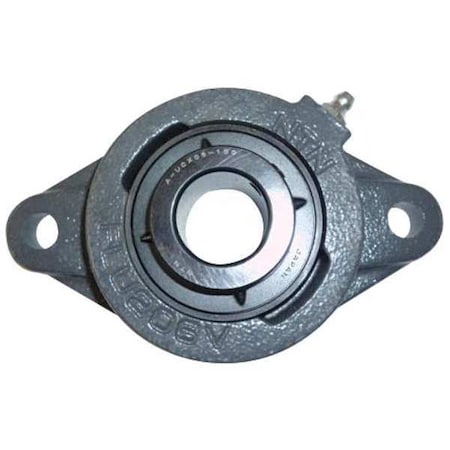 Flange Bearing,2-Bolt,Ball,2 Bore