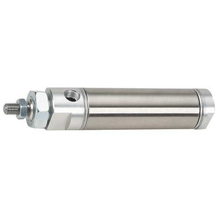 Air Cylinder, 2 In Bore, 7 In Stroke, Round Body Double Acting