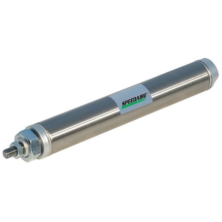 Air Cylinder, 1 1/4 In Bore, 3 In Stroke, Round Body Single Acting
