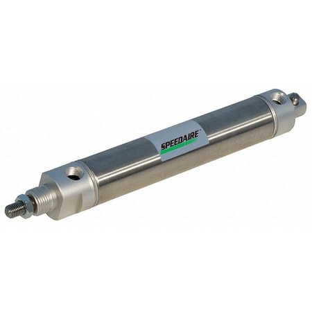 Air Cylinder, 1 1/2 In Bore, 8 In Stroke, Round Body Double Acting
