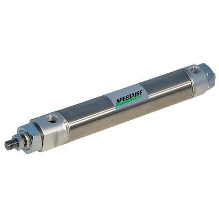 Air Cylinder, 1 1/4 In Bore, 10 In Stroke, Round Body Double Acting