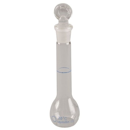 Volumetric Flask,Class B,Glass,10mL,Pk12