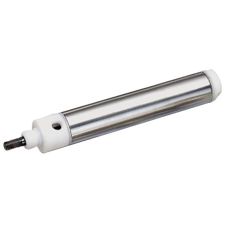 Air Cylinder, 9/16 In Bore, 4 In Stroke, Round Body Double Acting