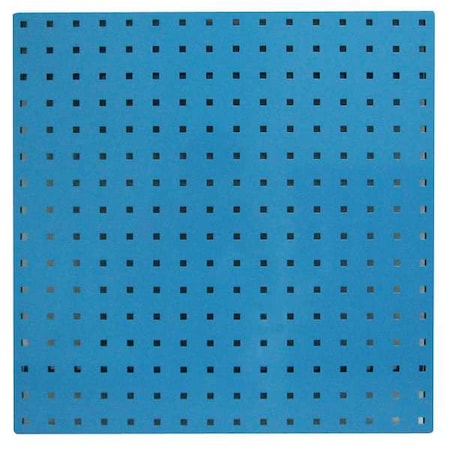 Square Hole Pegboard,24x24,Blue,PK2