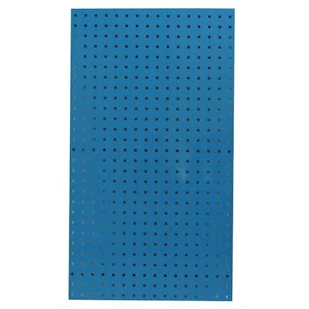Square Hole Pegboard,42-1/2x24,Blue,PK2