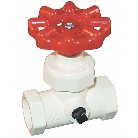 Stop And Waste Valve,1/2 In,Slip