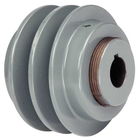5/8 Fixed Bore 2 Groove Variable Pitch Pulley 4.75 OD