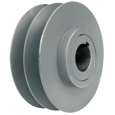 1-3/8 Fixed Bore 2 Groove Variable Pitch Pulley 7.5 OD