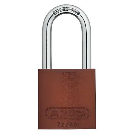 Lockout Padlock,KA,Brown,1-1/2H,PK6