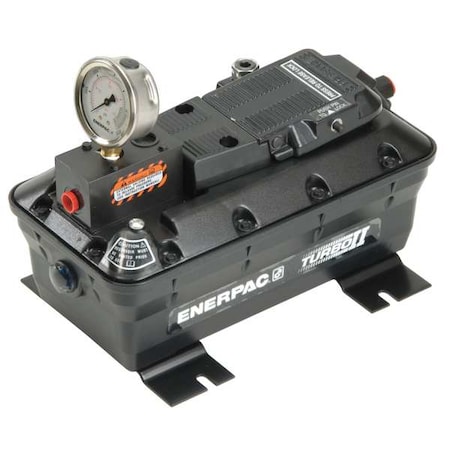 PACG3002SB, Turbo II Air Hydraulic Pump, Remote Valve Mount, 180 In3/min Oil Flow At 100 Psi