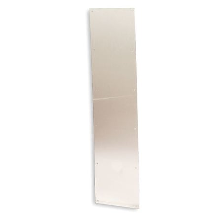 Door Protection Plate,8in H X 34in W,SS
