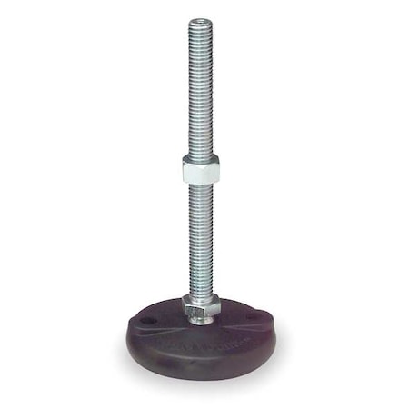 Level Mount,Swivel Stud,1/2-13,3in Base