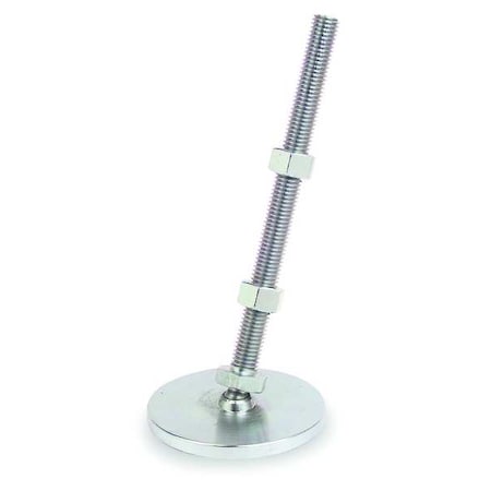 Level Mount,Swivel Stud,3/8-16,2in Base