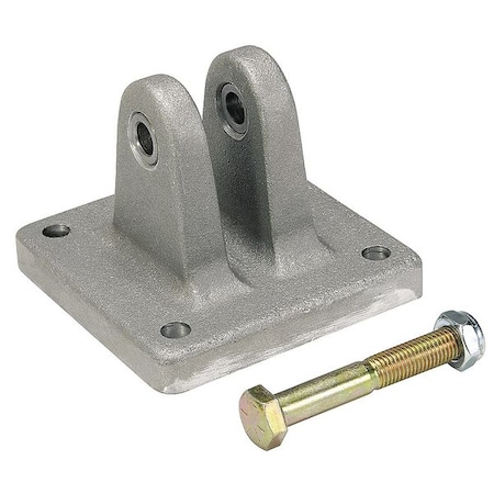 Clevis Bracket,For 1-1/2, 2 In Bore,Alum