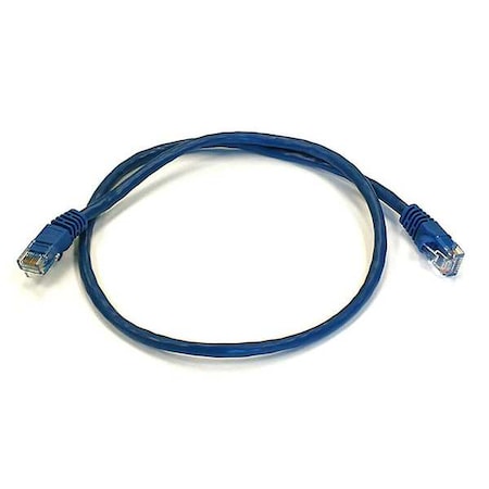 Ethernet Cable,Cat 6,Blue,2 Ft.