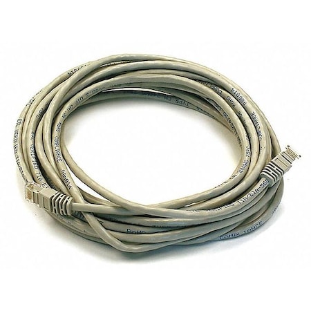 Ethernet Cable,Cat 6,Gray,25 Ft.