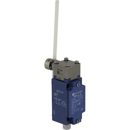 Heavy Duty Limit Switch, Adjustable Rod, Rotary, 1NC/1NO