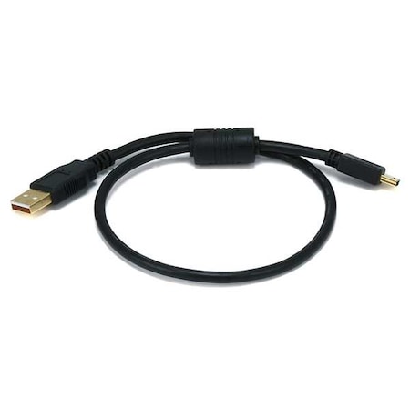 USB 2.0 Cable,1.5 Ft.L,Black