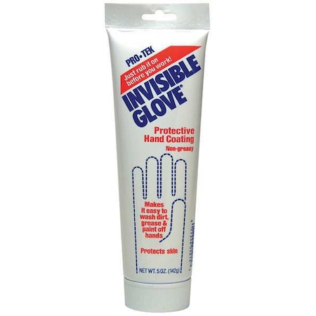 Protective Hand Cream, Liquid, 5 Oz Tube, Non-Greasy, Fragrance Free