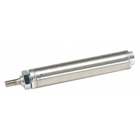 Air Cylinder, 1 1/16 In Bore, 2 In Stroke, Round Body Single Acting