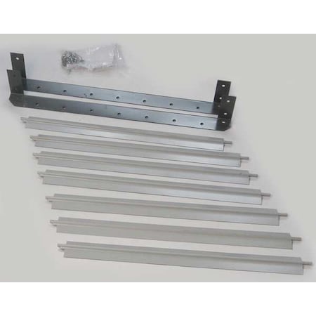 Vertical Louver Kits,Gray,15-5/8 H