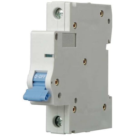 IEC Supplementary Protector, 2 A, 277V AC, 1 Pole, DIN Rail Mounting Style, NDB2-63 D2/1 Series