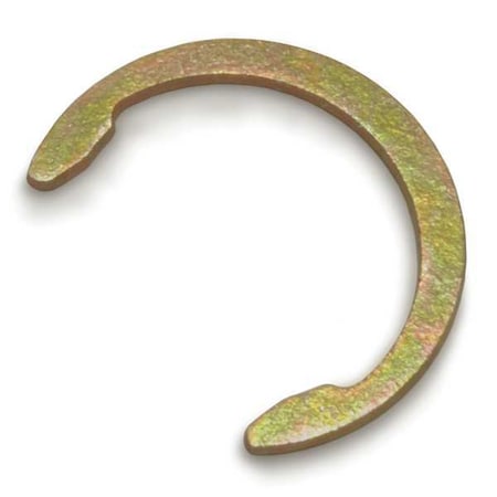 External Retaining Ring, Steel Zinc Yellow Finish, 9/16 In Shaft Dia, 50 PK