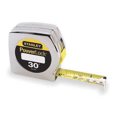 30 Ft Tape Measure, 1 In Blade