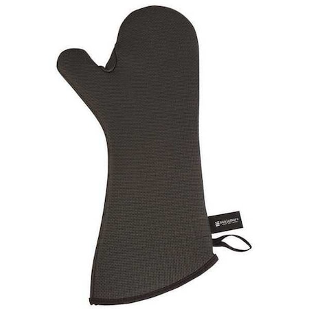 Conventional Oven Mitt,Black,17