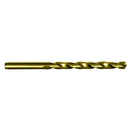 135° Heavy-Duty Cobalt Jobber Length Drill Cle-Line 1802 Straw HSS-CO RHS/RHC #25