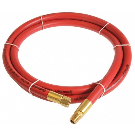 1/2 X 3 Ft PVC Coupled Multipurpose Air Hose 300 Psi RD