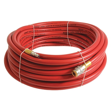 1/4 X 75 Ft PVC Coupled Multipurpose Air Hose 300 Psi RD