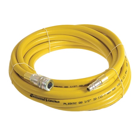 1/2 X 100 Ft PVC Coupled Multipurpose Air Hose 300 Psi YL