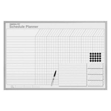 Schedule Planner Board Kit 3 Ft. X 4 Ft.