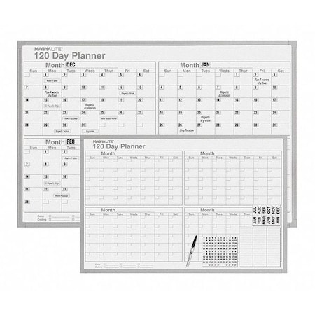 2ft. X 3ft. Planner Board 120 Day Kit