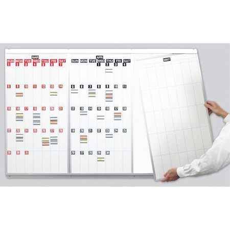 36 X 18 Modular Calendar Board Kit
